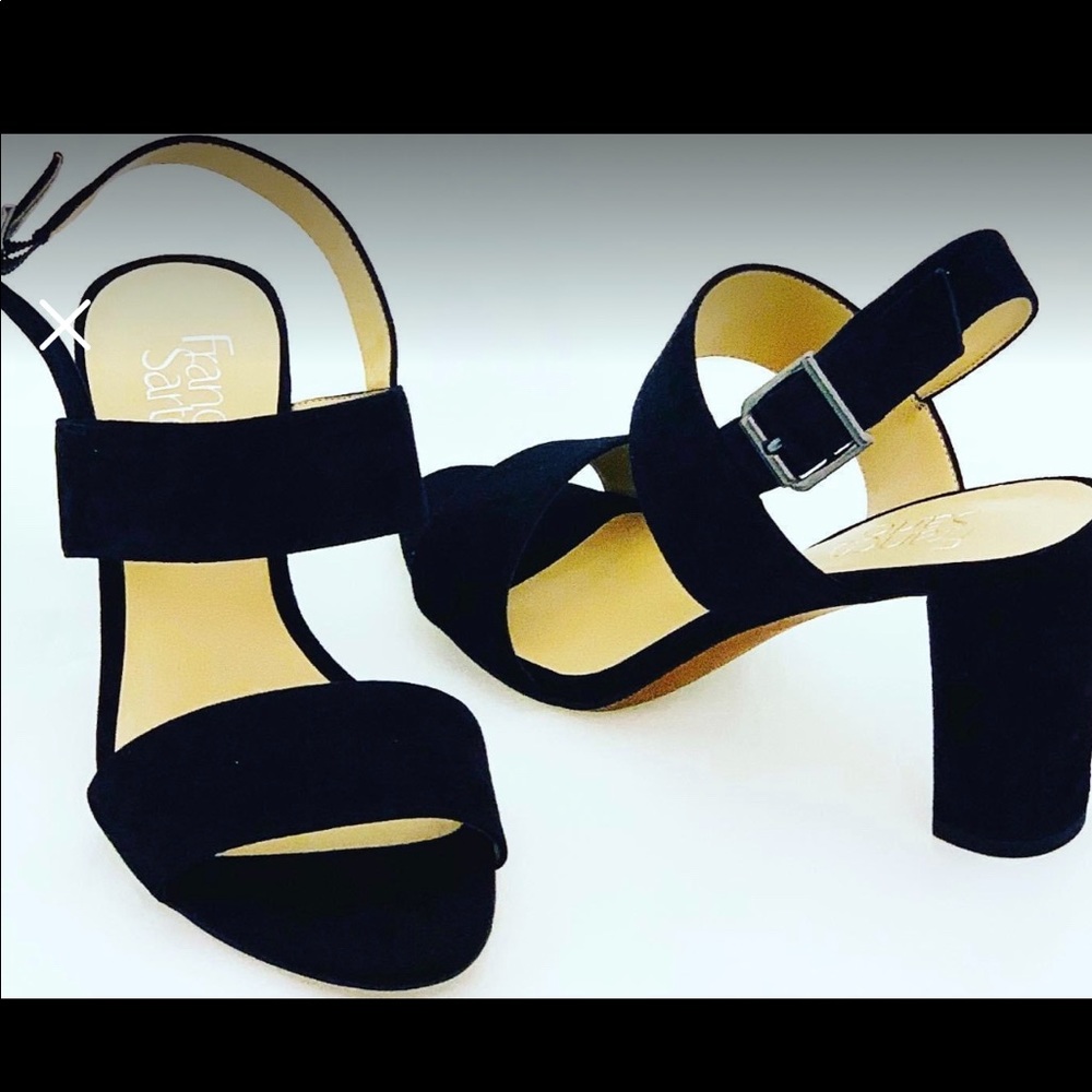 Franco Sarto black staple heels